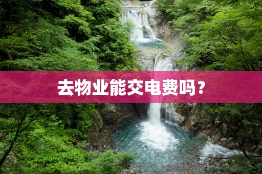 去物业能交电费吗？
