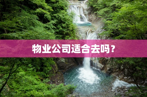 物业公司适合去吗？