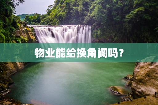 物业能给换角阀吗？