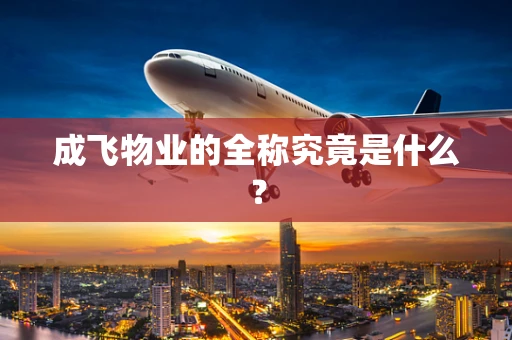 成飞物业的全称究竟是什么？