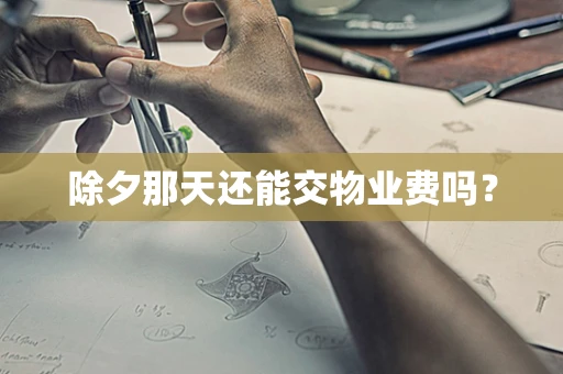 除夕那天还能交物业费吗？