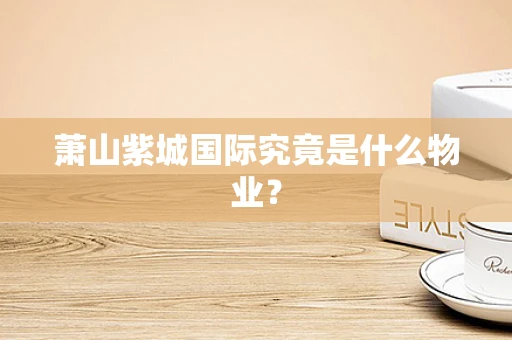 萧山紫城国际究竟是什么物业？