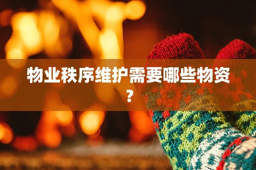 物业秩序维护需要哪些物资？
