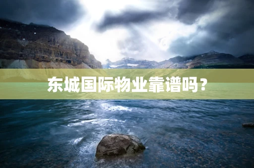 东城国际物业靠谱吗？