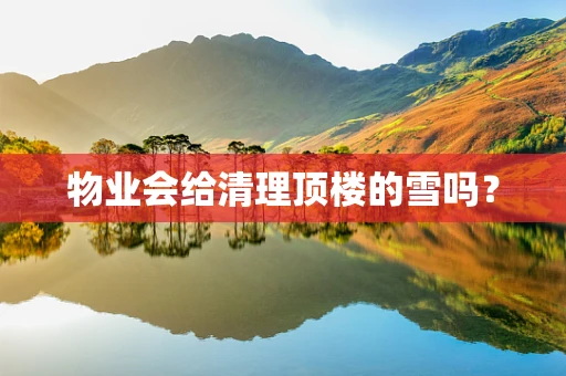 物业会给清理顶楼的雪吗？