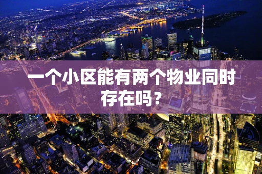 一个小区能有两个物业同时存在吗？