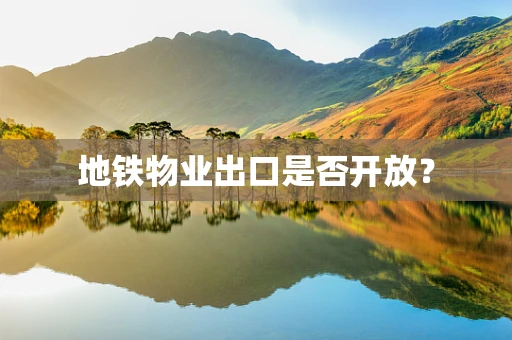 地铁物业出口是否开放？