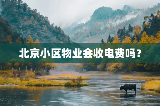 北京小区物业会收电费吗？