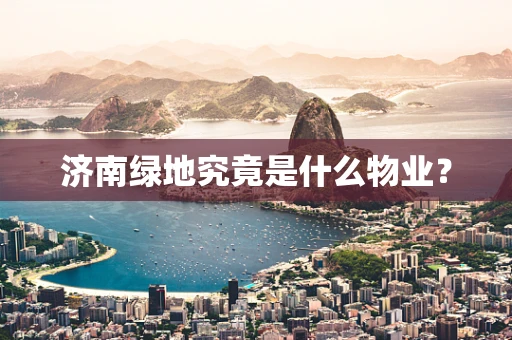 济南绿地究竟是什么物业？