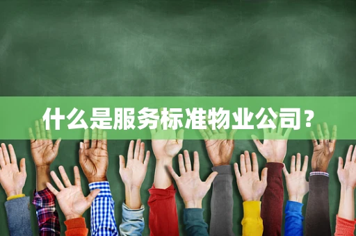什么是服务标准物业公司？