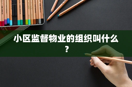 小区监督物业的组织叫什么？