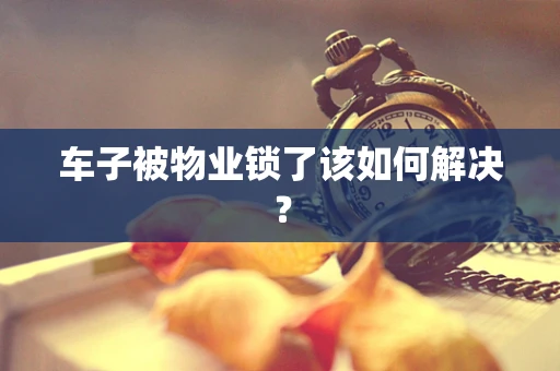 车子被物业锁了该如何解决？