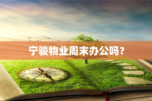 宁骏物业周末办公吗？