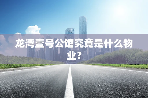 龙湾壹号公馆究竟是什么物业？