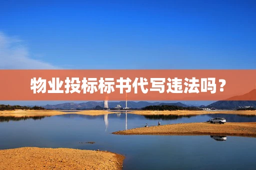 物业投标标书代写违法吗？