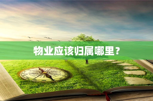物业应该归属哪里？