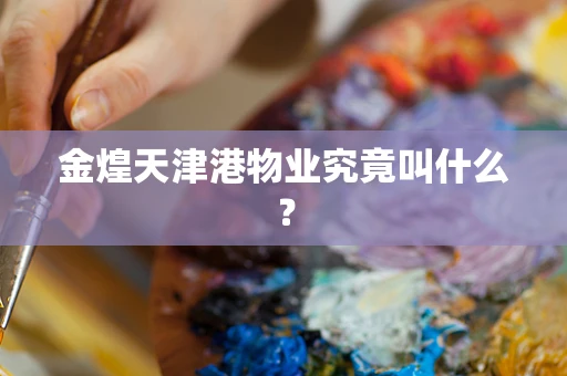 金煌天津港物业究竟叫什么？