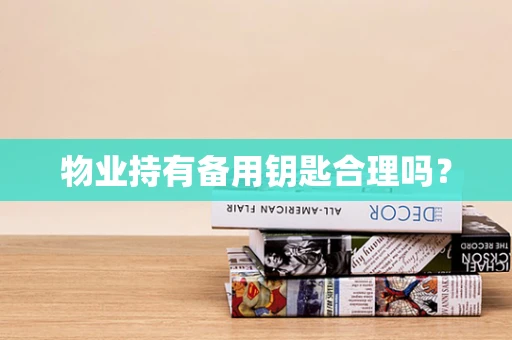 物业持有备用钥匙合理吗？